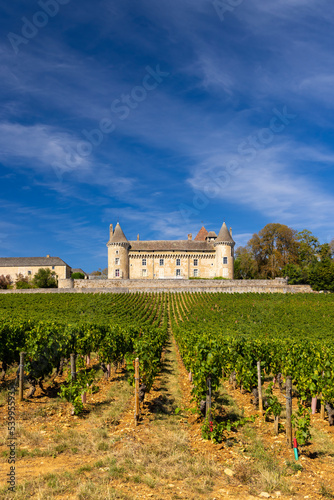 Chateau de Rully castle, Saone-et-Loire departement, Burgundy, France