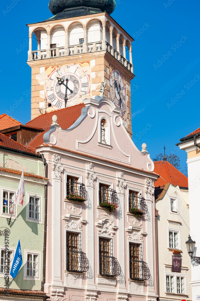 city of Mikulov, Southern Moravia, Czech Republic