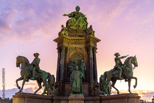 statue of Empress Maria Theresa, Vienna, Austria photo
