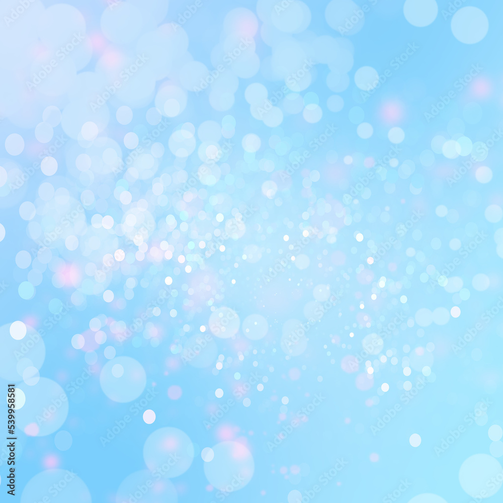 Winter Christmas and New Year background with bokeh
