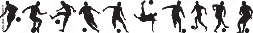silhouette of people playing football soccer silhouette of people playing football soccer