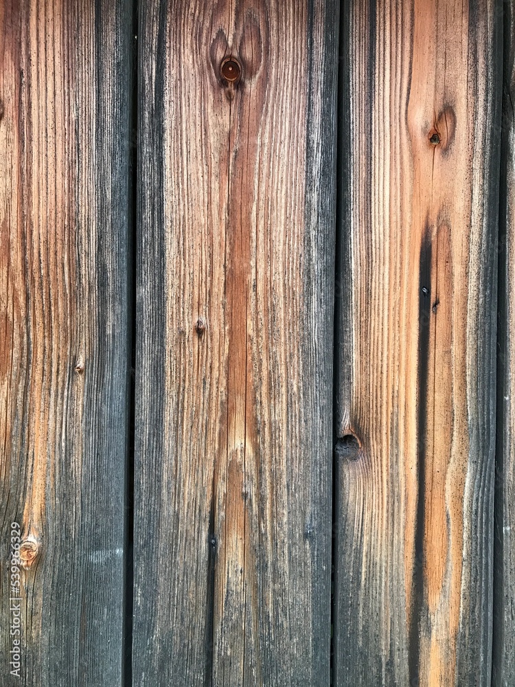 Naklejka premium Old wooden wall.