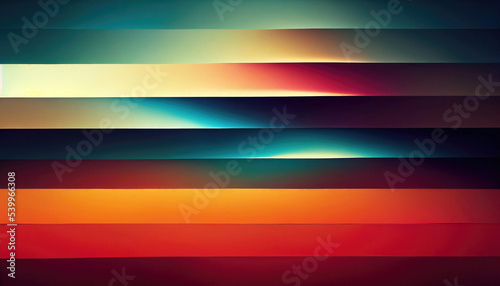 Organic abstract panorama wallpaper background with stripes