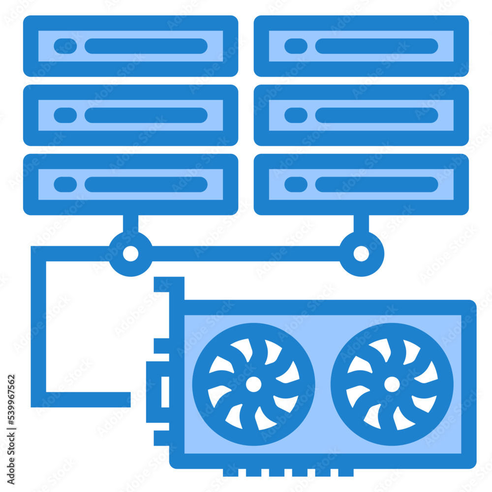 Bitcoin blue style icon Bitcoin blue style icon