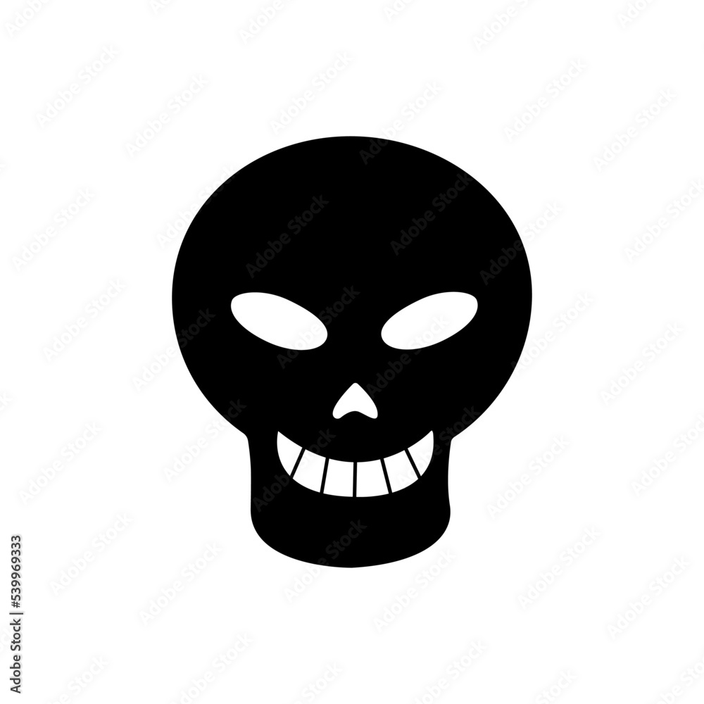 The skull. Can be used as a sketch of a tattoo Halloween Vector. vector illustration. Halloween Skull vector Perfect for coloring book, textiles, icon, web, painting, children's books.
The skull. Can be used as a sketch of a tattoo Halloween Vector. vector illustration. Halloween Skull vector Perfect for coloring book, textiles, icon, web, painting, children's books.