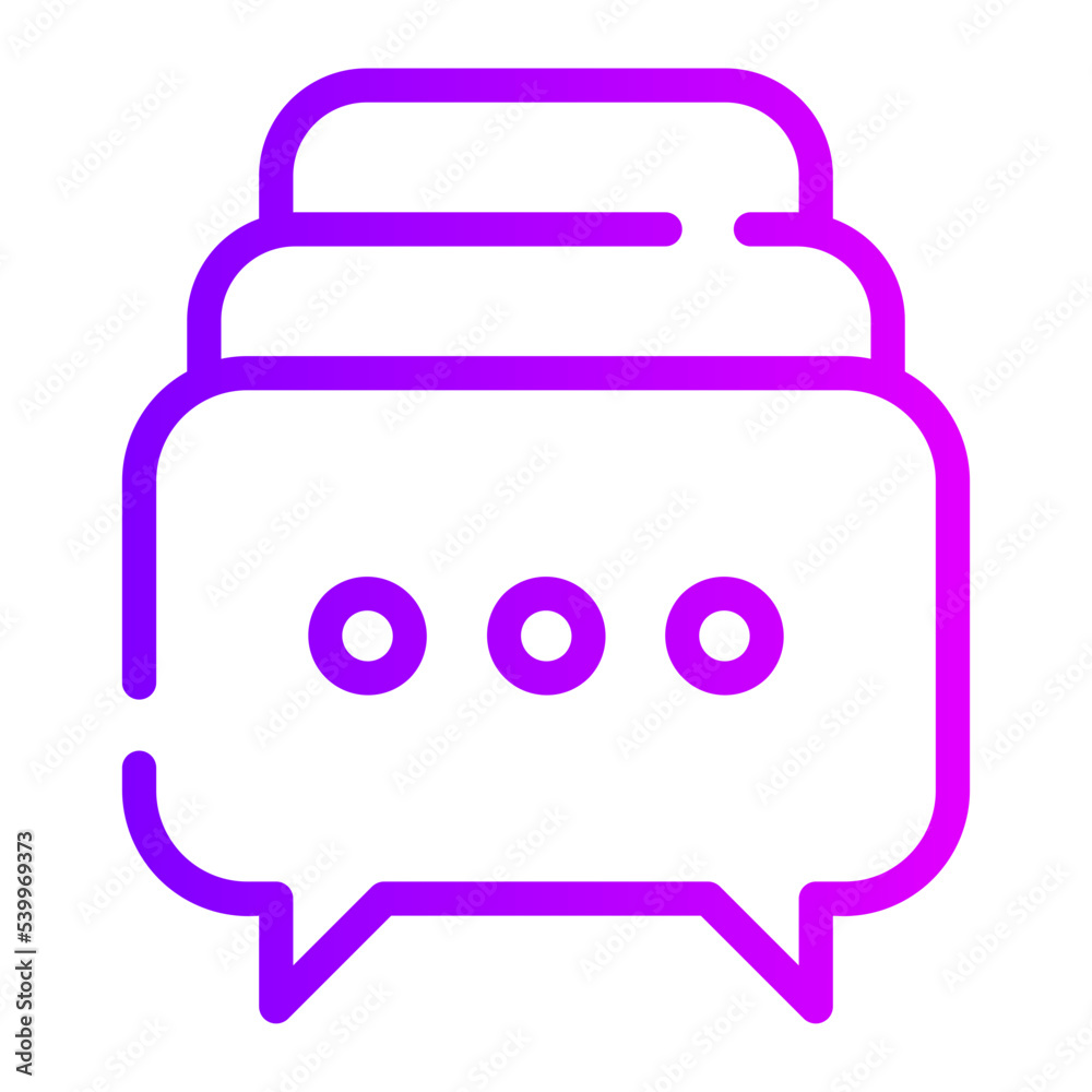 talk gradient icon talk gradient icon
