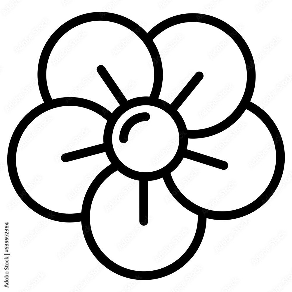 Obraz premium flowers icon