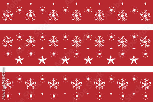 Snowflakes and stars. Red christmas vector banners set.