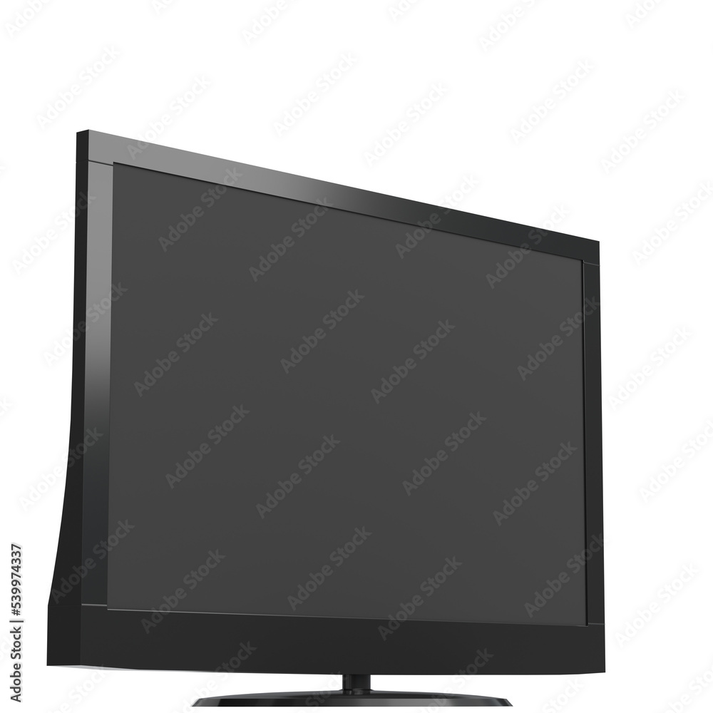 3d rendering illustration of a computer monitor 3d rendering illustration of a computer monitor