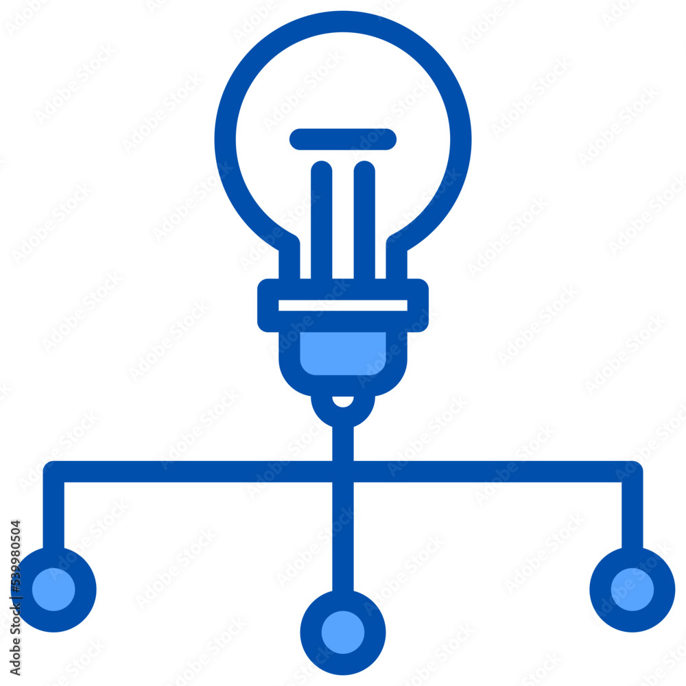 Workflow blue outline icon Workflow blue outline icon
