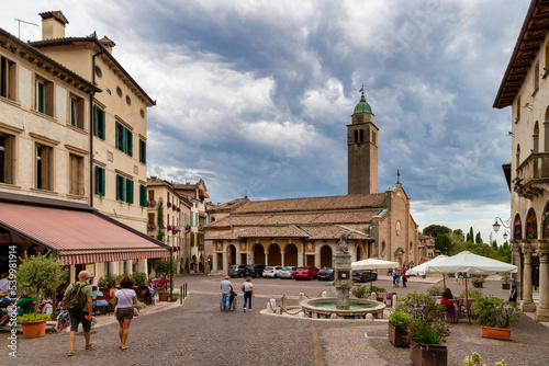 Historic center, Asolo, Treviso, Veneto, Italy photo