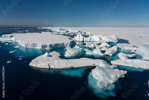 Larsen B Ice Shelf, Weddell Sea, Antarctica, Polar Regions photo