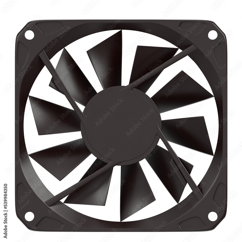 3d rendering illustration of a computer fan 3d rendering illustration of a computer fan