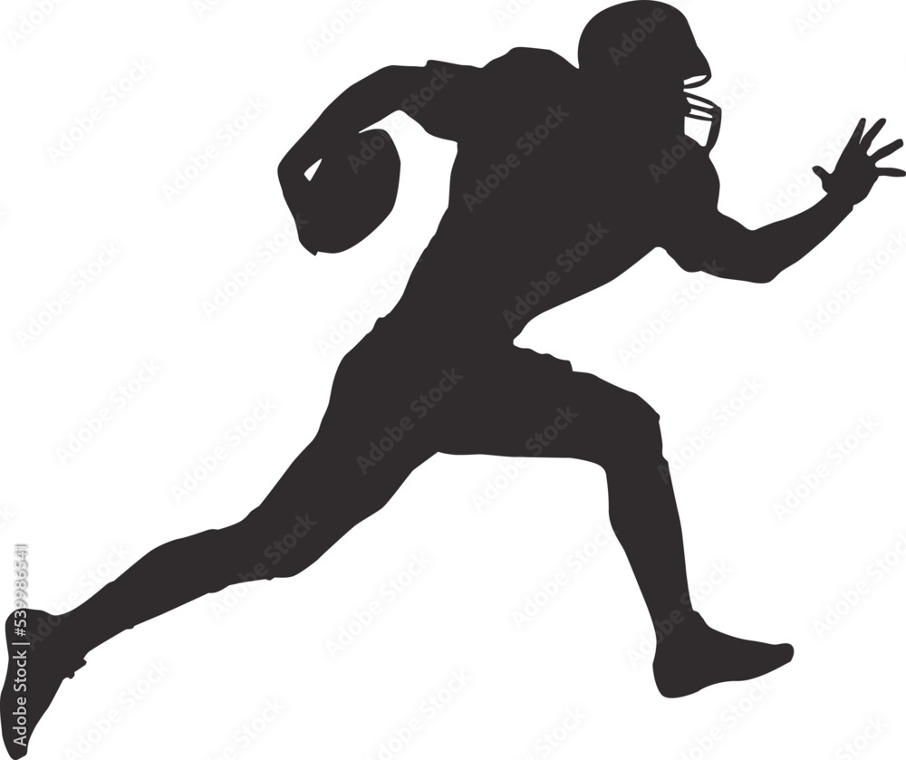 silhouette of people playing american football silhouette of people playing american football