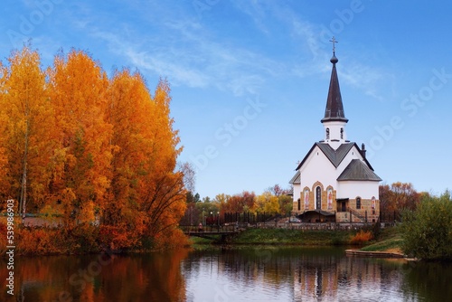 church on the river