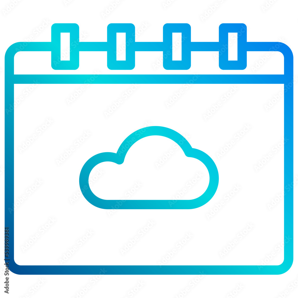 Calendar outline icon Calendar outline icon