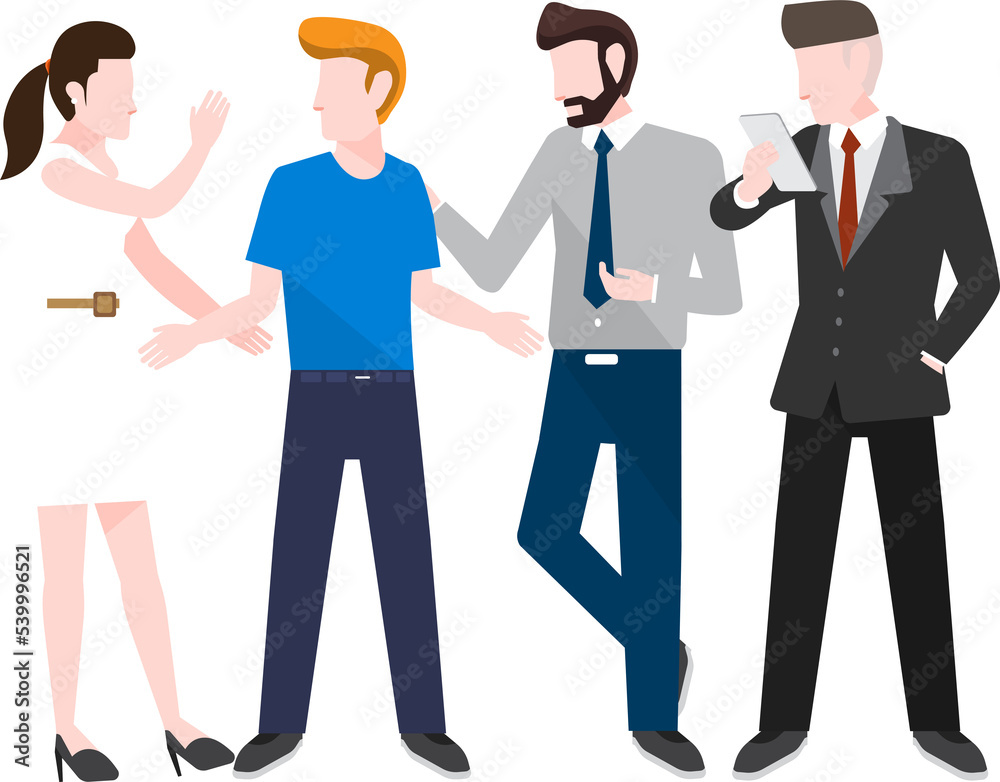 Set PNG illustrations flat design concept business and working activity in company. Set PNG illustrations flat design concept business and working activity in company.