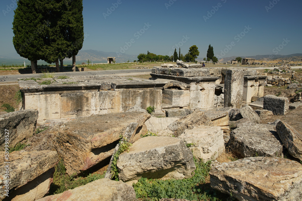 Tomb at Hierapolis Ancient City, Pamukkale, Denizli, Turkiye