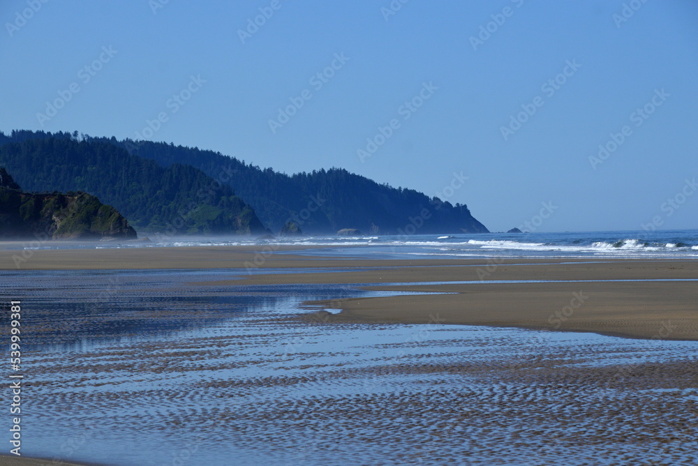 Panorama Coast at the Pacific, Oregon