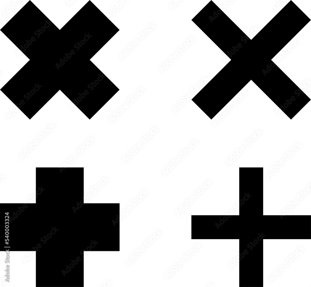 Set of black filled cross, plus sign shapes design element. Isolated vector, png, illustration, transparent background. Asset for brush, stamp, montage, collage, grain source or neo geometric pattern. Set of black filled cross, plus sign shapes design element. Isolated vector, png, illustration, transparent background. Asset for brush, stamp, montage, collage, grain source or neo geometric pattern.