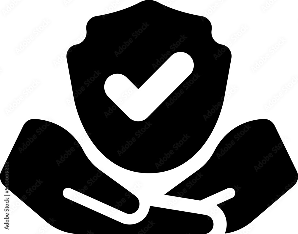 Fototapeta premium Insurance protection icon