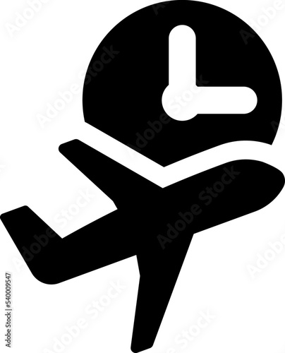 Flight delay icon