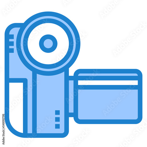 Camcoder blue style icon
