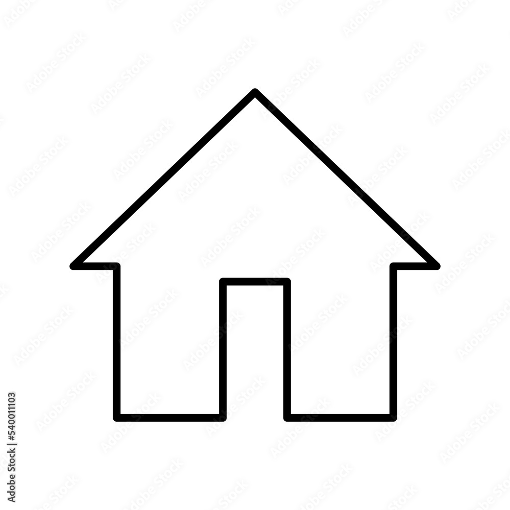 Home outline vector icon. Linear style sign for mobile concept and web design. Logo Home illustration. Single high quality symbol. Home outline vector icon. Linear style sign for mobile concept and web design. Logo Home illustration. Single high quality symbol.