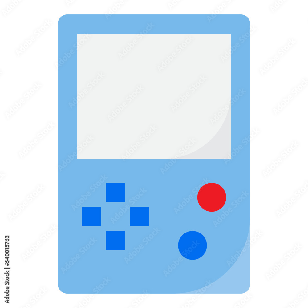 Game console flat style icon Game console flat style icon