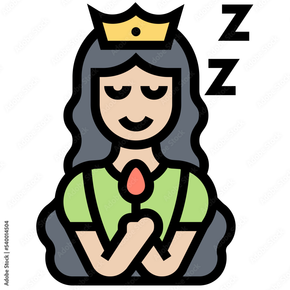 Sleeping icon