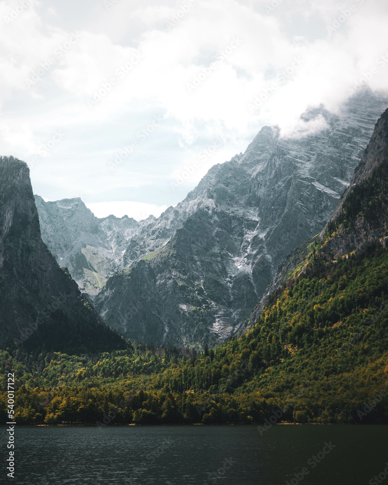 Mountains at Lake Königssee - Schönau  