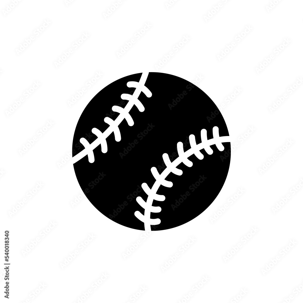 baseball icon design vector template baseball icon design vector template