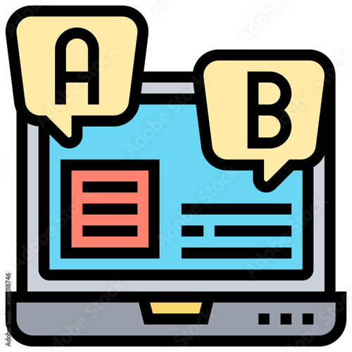 vocabulary icon