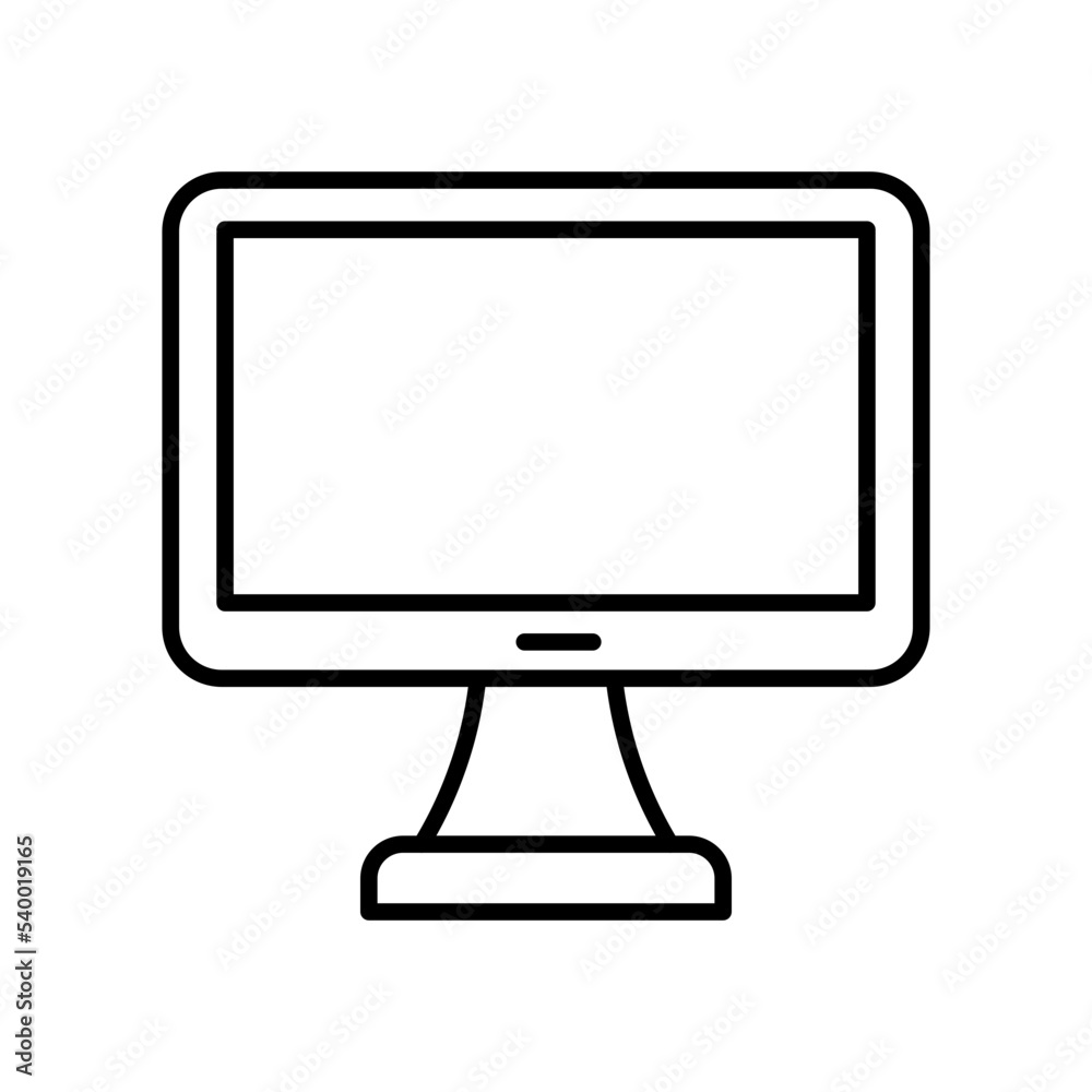 computer line icon computer line icon