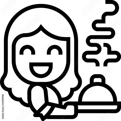 waitress icon