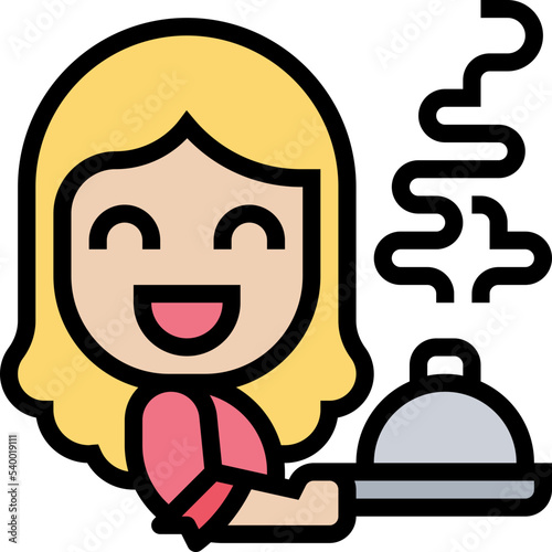 waitress icon