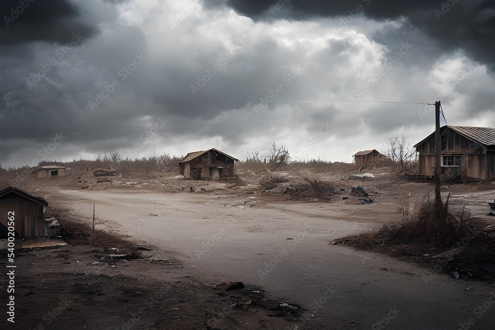 Foto Abandoned town