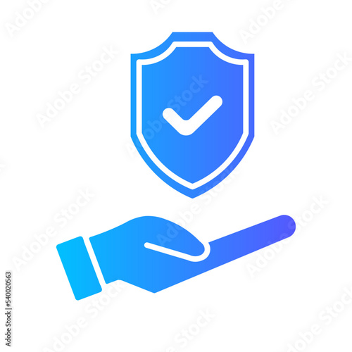 insurance gradient icon