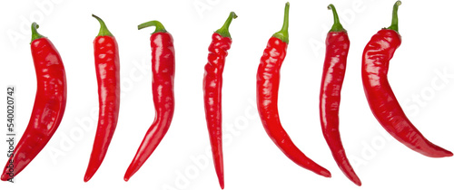Foto Hot red chili peppers
