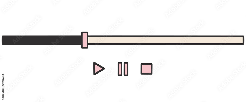 Pastel Music Player Interface Element Pastel Music Player Interface Element