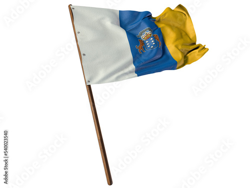 Canary Islands Flag photo