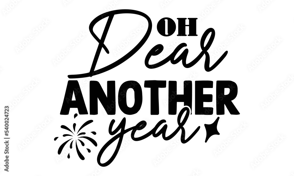 New Year SVG Design Template