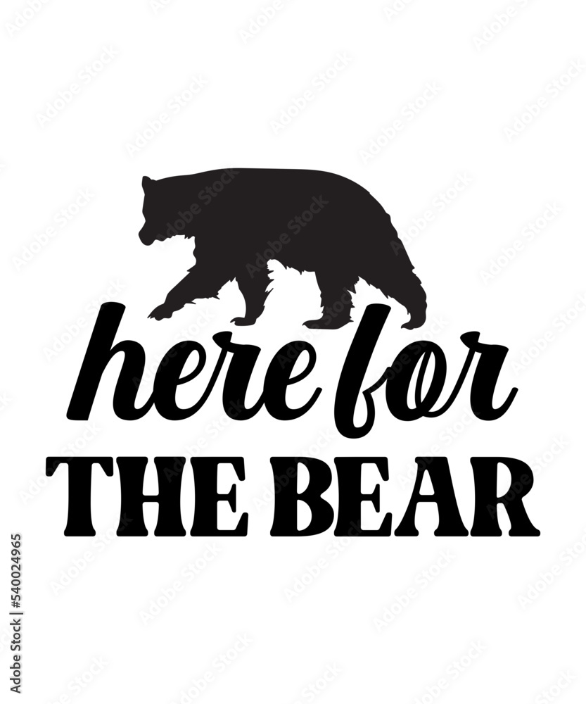 Bear SVG, Animal Svg, Wild bears svg, Bear Clipart, Bear Silhouette ...