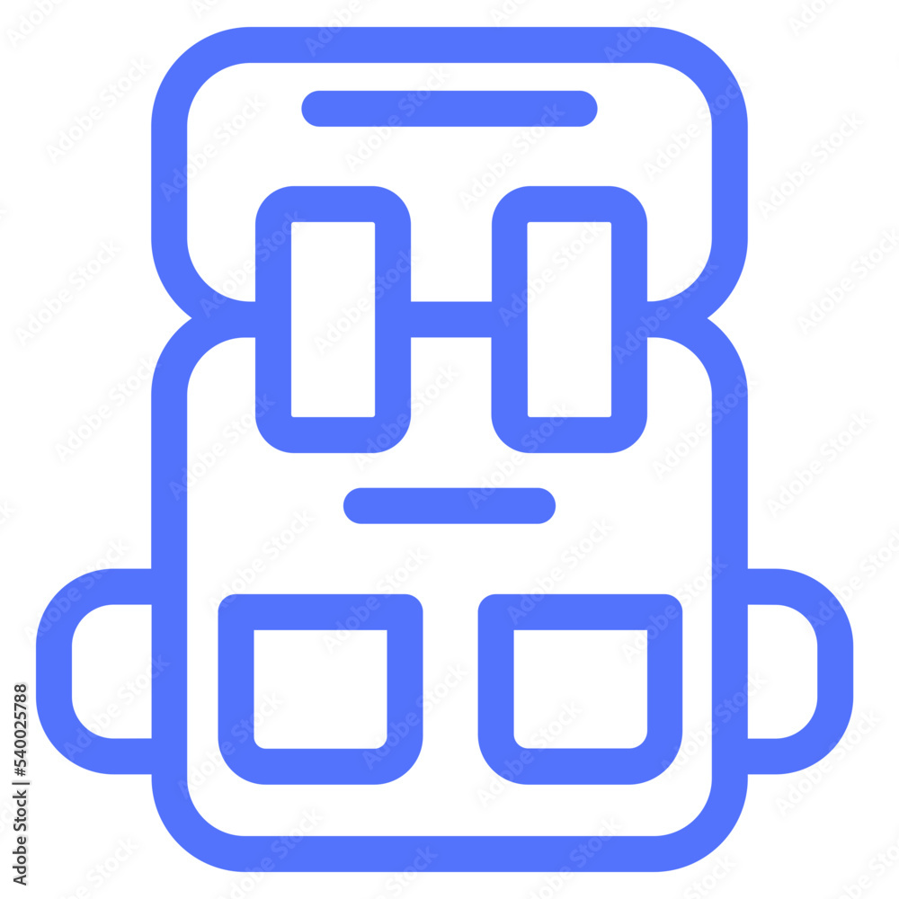 back back backback bag camping travel line icon back back backback bag camping travel line icon