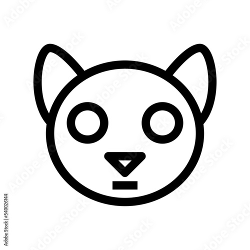 Wallpaper Mural Cat Vector Icon Torontodigital.ca