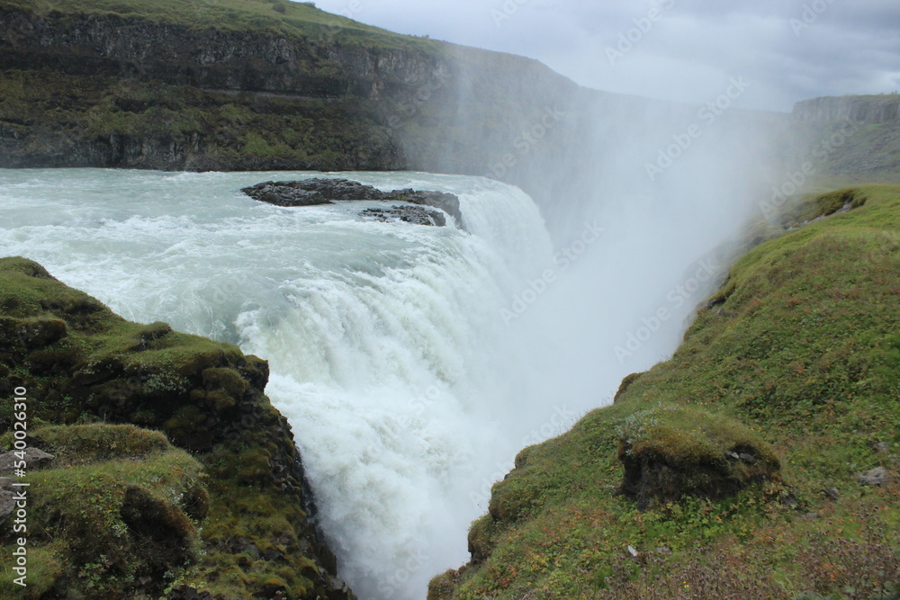 Icelandic falls, Gullfoss Icelandic falls, Gullfoss