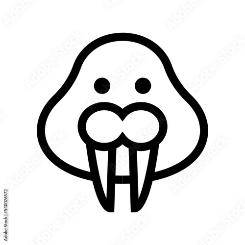 Walrus Vector Icon