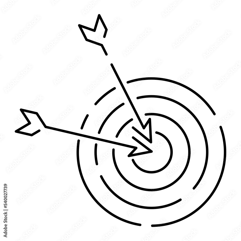 Line icon Board Game or table game Element fun and activity Vector Illustration dart Line icon Board Game or table game Element fun and activity Vector Illustration dart