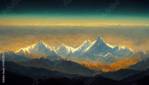 The Himalayas wall art and canvas prints
