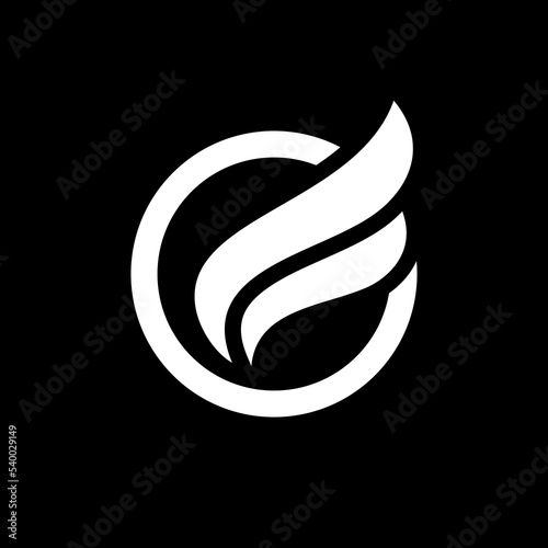 Angel Wings Logo can be use for icon, sign, logo and etc